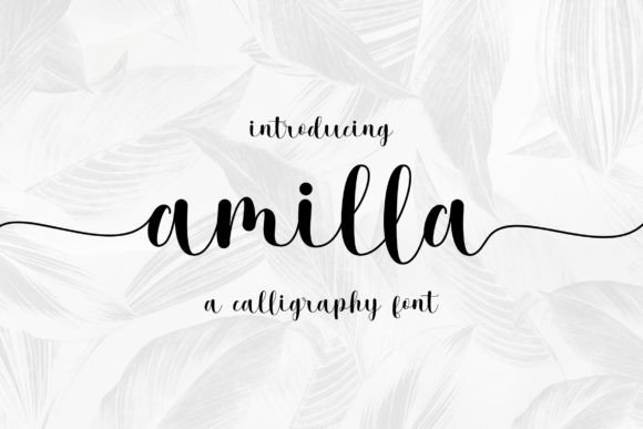 Amilla: A Handwritten Font for Impact