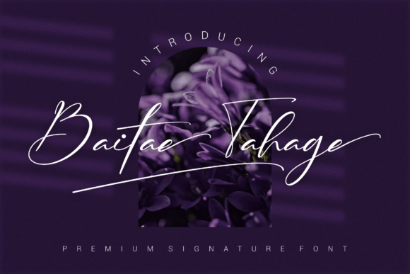 Baitae Tahage: A Bold Script Typeface for Branding