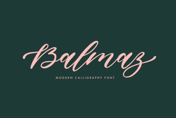 Balmaz: A Modern Script Font for Web Design
