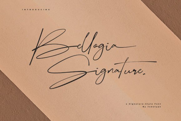 Bellogia Signature: A Dazzling Script Font for Campaigns