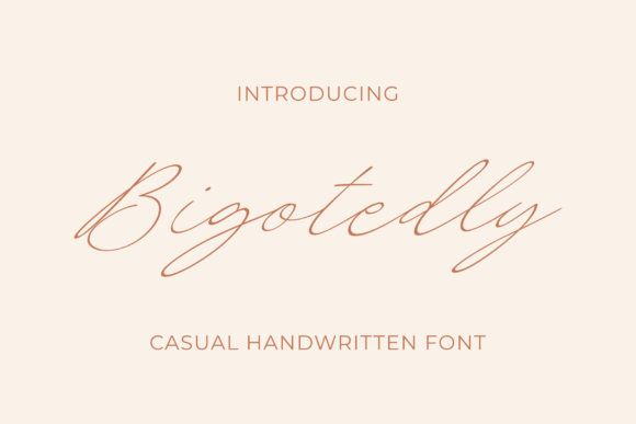 Bigotedly: A Stylish Script Font for Web Design