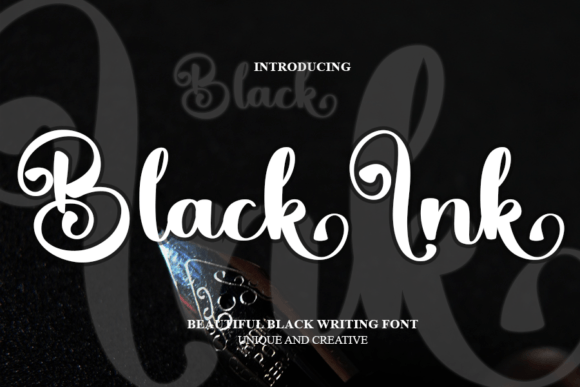Black Ink: A Modern Handwritten Font