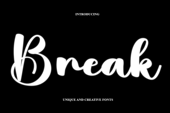 Break: A Font for Creative Business