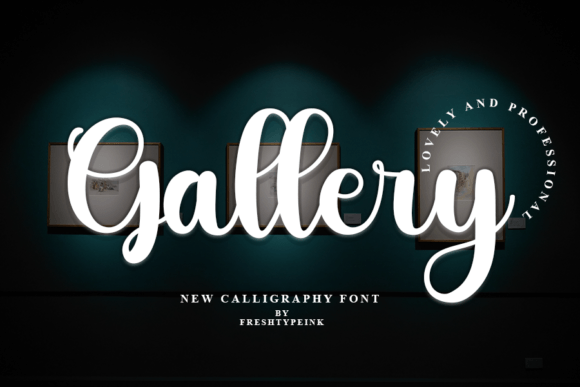 Gallery Font: A Refined Handwritten Typeface for Editorial Design