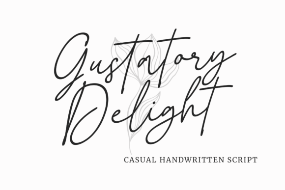 Gustatory Delight Font for Creative Projects