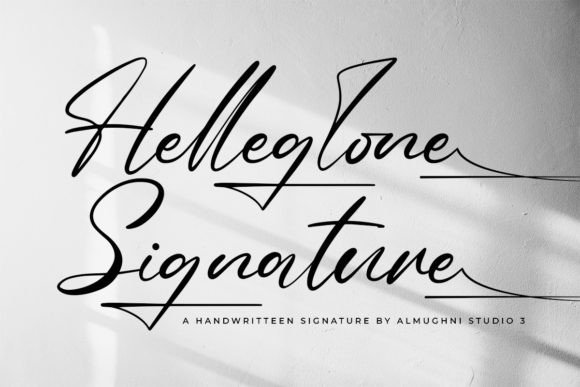 Helleglone Signature: A Dazzling Script Font