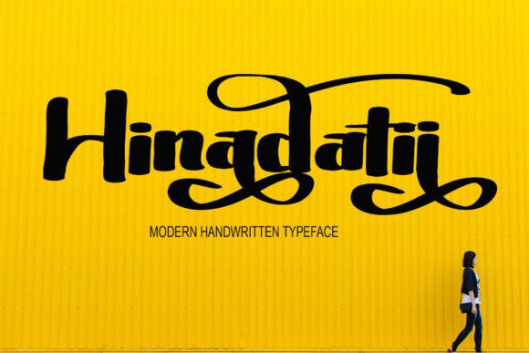 Hinadati: A Handwritten Font for Creative Makers
