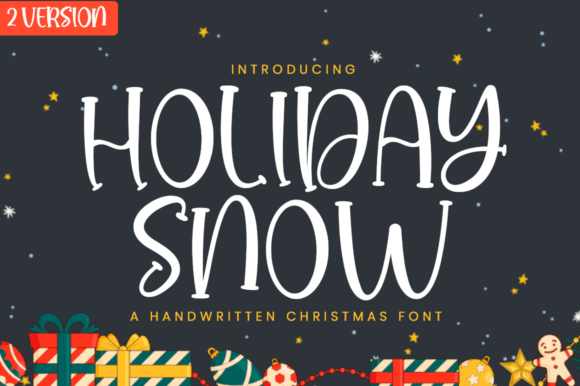 Holiday Snow Font for Festive Web Design