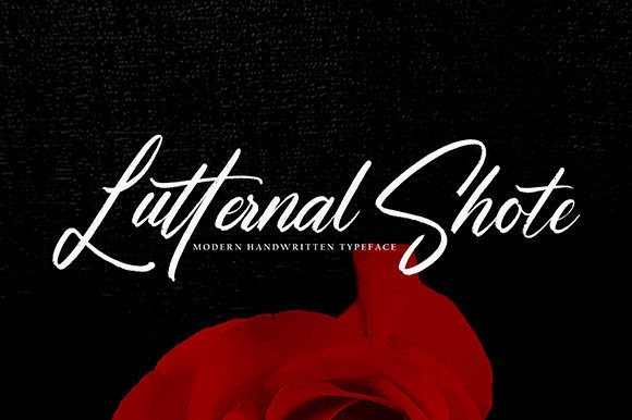 Lutternal Shote: Elegant Handwritten Font