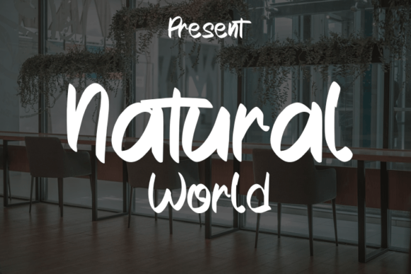 Natural World Font for Business