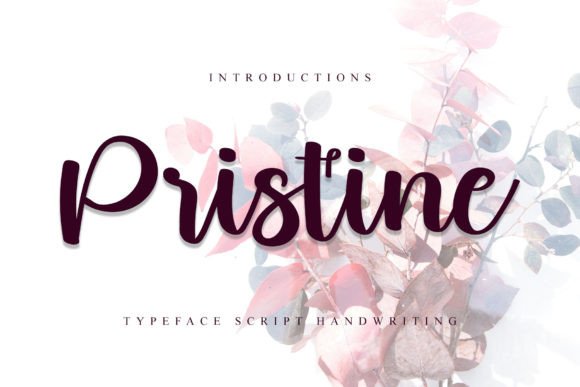 Pristine: A Handwritten Font for Makers