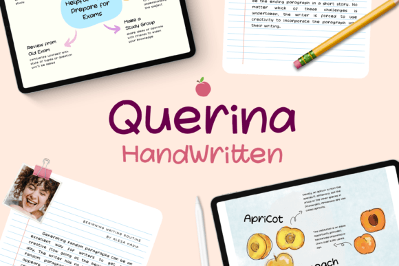 Querina: A Sweet Handwritten Font