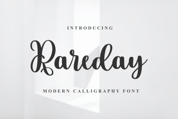 Rareday: A Handwritten Typeface for Modern Web Design
