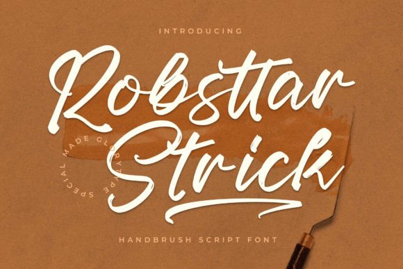 Robsttar Strick: The Handwritten Font That Elevates Campaigns