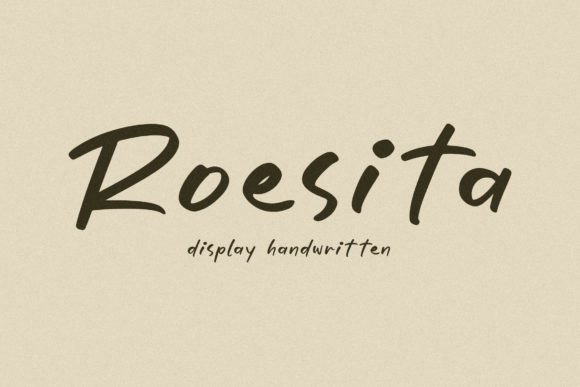 Roesita: A Script Font for Real-World Design