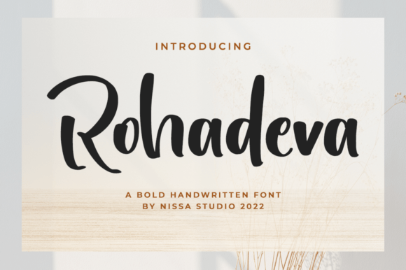 Rohadeva: A Luxurious Script Font
