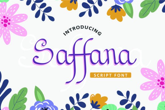Saffana: A Delightful Handwritten Font