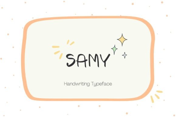 Samy: A Handwritten Font for Makers and Sellers