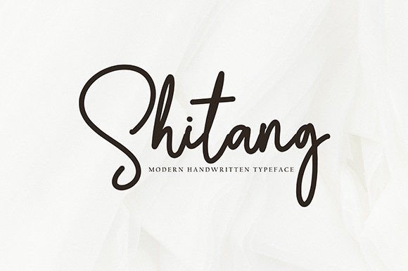 Shitang: A Flowing Script Font
