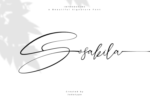 Sosakila: A Stylish Script Font