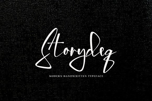 Storydeq: A Delicate Display Font
