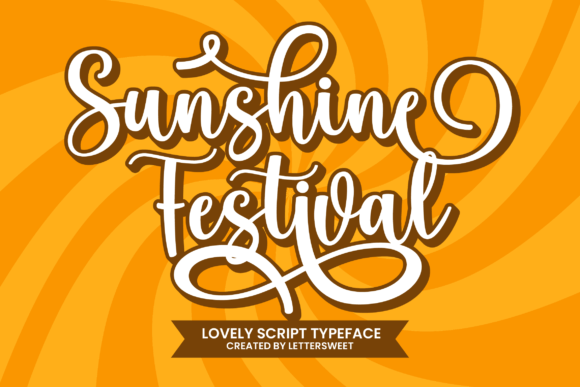 Sunshine Festival Font for Creative Projects