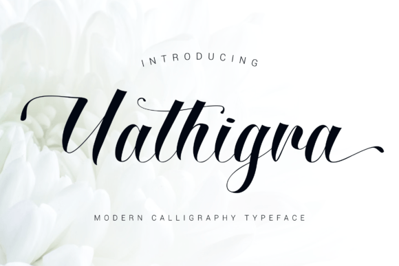 Uathigra: A Bold Handwritten Font for Web Design