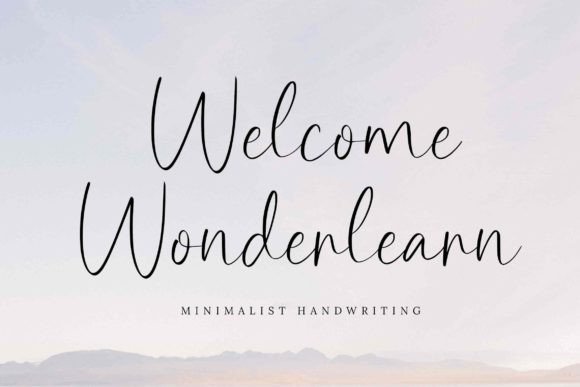 Welcome Wonderlearn Font Review